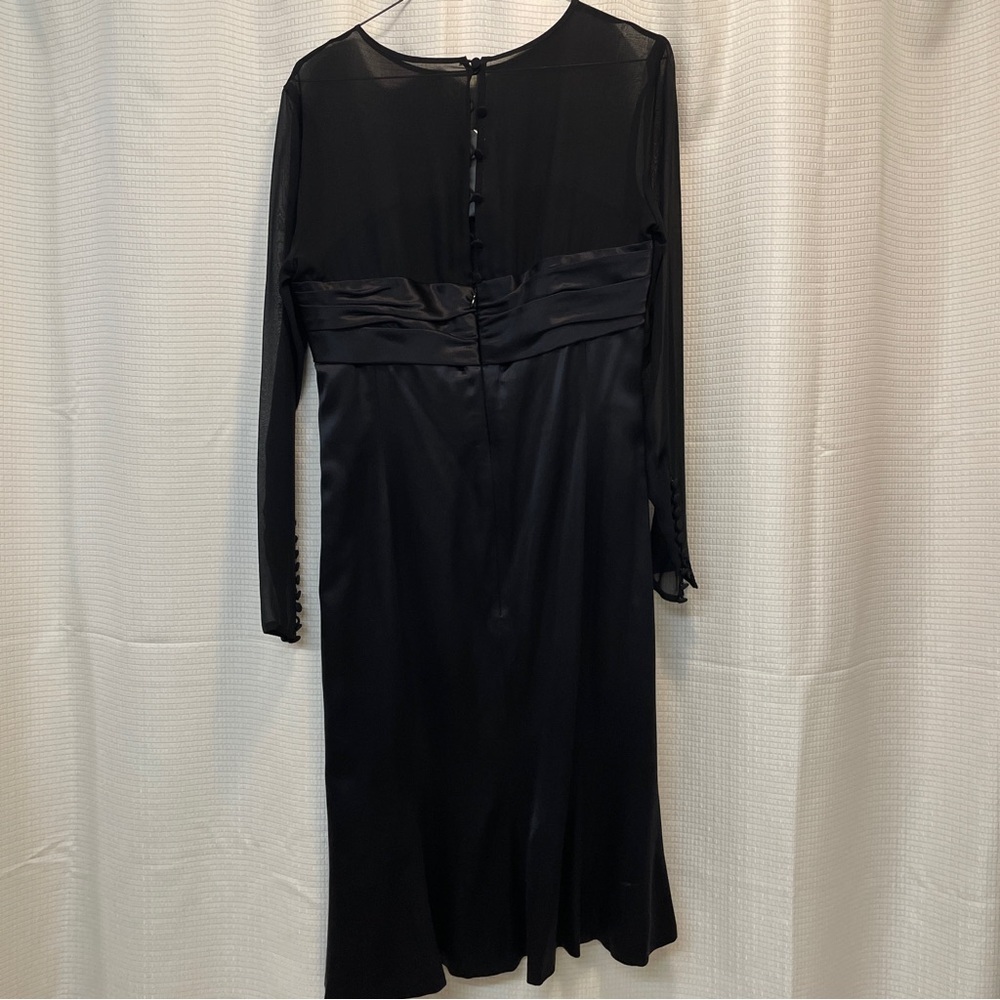 Vintage Rena Lange Cocktail Dress Size 10 - Picture 4 of 6